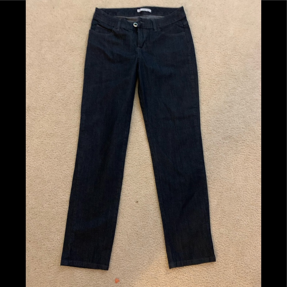 Black denim jeans by Lee size 8